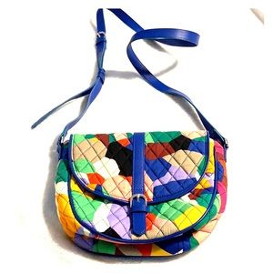 Vera Bradley Multi Geometric Quilted Crossbody